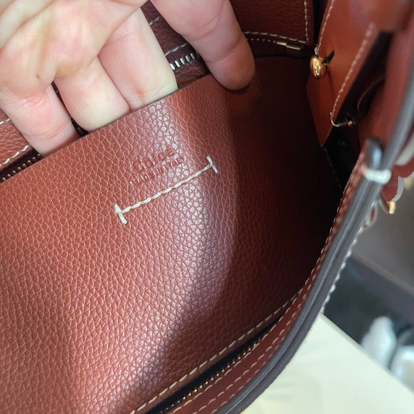 LNWOT Chloe Darryl Small Hobo Crossbody in Sepia Cognac Brown - Picture 14 of 14